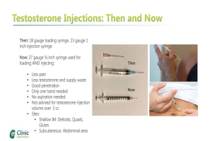 Where to Inject Testosterone: Intramuscular vs. Subcutaneous Injections